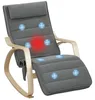 HOMCOM Schaukelstuhl Schaukelsessel mit Massagefunktion, Produktbild-Vorschau 1