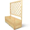 holz4home® Pflanzkasten mit Rankgitter M aus Kiefernholz I Produktbild-Vorschau 8