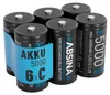 ABSINA 6x Batterien C Baby LR 14 wiederaufladbar 5000 mit Produktbild-Vorschau 1