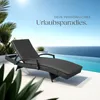 Rattan Sonnenliege Océane 190 x 71 x 34 – 74,5 cm Produktbild-Vorschau 8