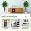 COSTWAY Kunstpflanze 114 cm, künstliche Pflanze Produktbild-Vorschau 8