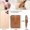 Echtes Leder RFID Kreditkartenetui Damen Herren Slim Wallet Produktbild-Vorschau 4