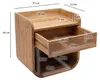CONSOLE DE NUIT MURALE WOHNLING, 35x33 cm, en bois d'acacia Voir les images du produit 3