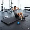 MATERAC GIMNASTYCZNY SKŁADANY 180/60/5 cm FITNESS STAR Podgląd zdjęcia produktu 2