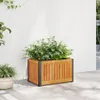 vidaXL Kvetináč 45x30x27,5 cm z masívneho dreva akácie a Náhľad obrázku produktu 2