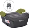 A car seat booster with green accents against a white background. Náhľad obrázku produktu