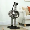 PawHut Kratzbaum, Katzenbaum im Zebra-Design, Produktbild-Vorschau 2