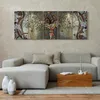 Vlies Leinwandbild - Tree of Life (5 Parts) Narrow 200x80 Produktbild-Vorschau 4