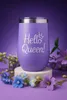 Geschenkset für Frauen mit lila Tasse, Kerze, Strohhalm und Produktbild-Vorschau 4