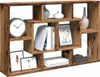 Wandschap 85x16x52,5 cm bewerkt hout oud houtkleurig Productafbeelding-voorbeeld 2