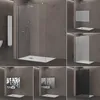 A collage of different shower wall configurations and styles. Produktbild-Vorschau