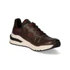 A single brown leather sneaker is shown against a white background. Produktbild-Vorschau