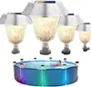 Lumières solaires pour piscine 4 RGB et blanc chaud Voir les images du produit 1
