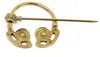 Fibel Goldsborough Frühmittelalter Messing 6,5 cm Produktbild-Vorschau 1