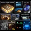 A collage of marketing images showcasing various features of a smartphone. Produktbild-Vorschau