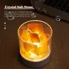 Sůl kámen noční světlo 7 barev LED Rock Crystal Lamp Náhled obrázku produktu 3
