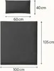 Jersey Kinder Bettwäsche 100x135cm 40x60cm Anthrazit / Grau Produktbild-Vorschau 5