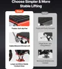 A comparison of two motorcycle lifts, highlighting the features of 'Ours' versus 'Others'. Produktbild-Vorschau