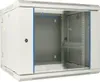 Extralink Rack skříň 9U 600x600 AZH Šedá montovaná na zeď, Náhled obrázku produktu 1