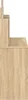 vidaXL Toaletka z lustrem dąb sonoma 96x39x142 cm Podgląd zdjęcia produktu 5