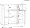 Kommode Beistellschrank Anrichte Standschrank Holzschrank Produktbild-Vorschau 7