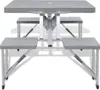 Klappbares Campingtisch-Set Aluminium mit 4 Stühlen extra Produktbild-Vorschau 2