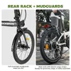 ROCKBROS SKN Klapprad 20 Zoll Faltrad, Hi-Ten Stahl Rahmen Produktbild-Vorschau 12