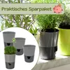 4er Set Kräutertopf Selbstbewässernd Kräutertopf Küche Produktbild-Vorschau 9