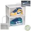 CRELIV - Schuhbox (2 Stück, weiß), hochwertige Schuhkiste, Produktbild-Vorschau 2