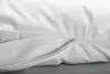 A close-up view of a white pillowcase with a zipper closure. Produktbild-Vorschau