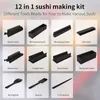 Sada na sushi, 12dílná sada nástrojů na sushi z Náhled obrázku produktu 2
