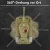 RC Panzer Spielzeug 2.4GHz – Ferngesteuertes Kettenfahrzeug Produktbild-Vorschau 4