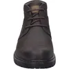 A front view of a brown leather boot. Náhľad obrázku produktu