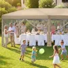 FCH Gazebo pieghevole 3x 6 m, gazebo pop-up con 6 pareti Anteprima dell’immagine prodotto 11
