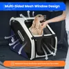 Faltbare Hundetransportbox für Reisen & Auto, Softbox für Produktbild-Vorschau 3