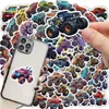 Set di adesivi Monster Truck, 50 adesivi colorati fai da te Anteprima dell’immagine prodotto 7