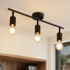 ZMH Spot de plafond 3 flammes noir E27 Plafonnier Vintage Voir les images du produit 1