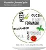 6er Set Pizzateller Tomate | Weiß mit Dekor Grün & Rot Ø Produktbild-Vorschau 5