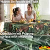 Tischdecke wasserabweisend abwaschbar Braun 350x140cm Produktbild-Vorschau 6