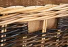 Kobolo nosič dřeva ratan s jutovou tkaninou a rukojetí Náhled obrázku produktu 5