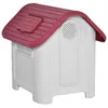 PawHut Hundehütte Outdoor Hundehaus mit Dachluke für kleine Produktbild-Vorschau 8