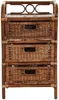KRINES HOME Rattanowa komoda z szufladami Półka łazienkowa Podgląd zdjęcia produktu 2