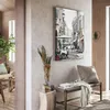 Canvas Spazier in Paris 70x100 cm Wandbild Paris Straße Produktbild-Vorschau 3