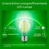 Philips Filament-Lampe, transparent, 75W A60 E27, 5,2 W, 75 Produktbild-Vorschau 2