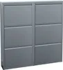 Scarpiera Pisa a 6 ante in grigio metallizzato. Consegnata Anteprima dell’immagine prodotto 1