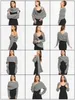Warmer Pullover - Damen - Dicker Schal mit Ärmeln - Poncho Produktbild-Vorschau 3