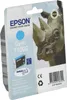 The image shows the retail packaging of an Epson Cyan T1002 ink cartridge. Anteprima dell’immagine prodotto