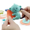ASKSA Baby Rassel 0-6 Monate Beissring Sensorik Montessori Produktbild-Vorschau 3