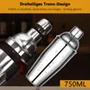 12-teiliges Cocktail Shaker Set 750 ml aus Edelstahl, Produktbild-Vorschau 9