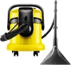 A yellow and black wet and dry vacuum cleaner with its hose and nozzle are shown against a white background. Náhled obrázku produktu